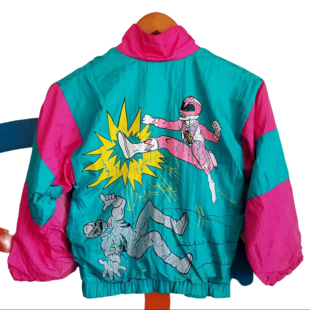 Vintage 1994 Power Rangers Breaker Y2K VTG 90’s Festival Burningman Coachella 8